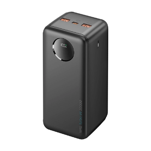 Внешний аккумулятор Deppa NRG Turbo V4 30000 mAh дисплей Black (33683) фото 